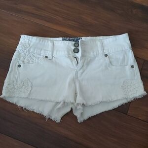 Hot Kiss Cici Shorts white with lace size 3